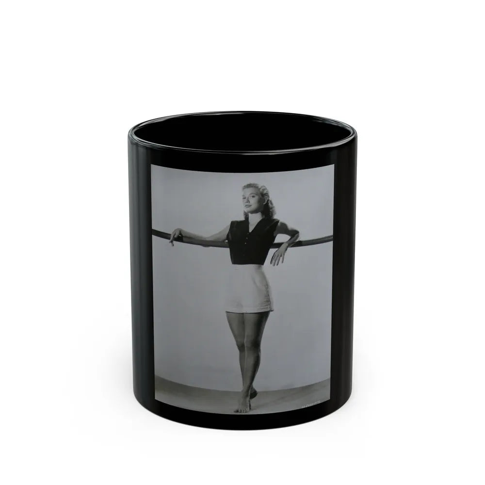 Peggy Dow #68 (Vintage Female Icon) Black Coffee Mug-11oz-Go Mug Yourself