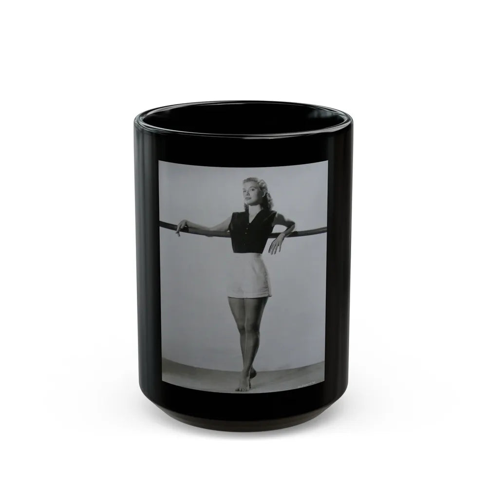 Peggy Dow #68 (Vintage Female Icon) Black Coffee Mug-15oz-Go Mug Yourself