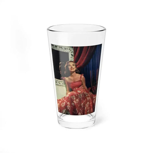 Peggy Dow #69 - 8x10 Color Early 50's Glamour Photo on Magazine Page (Vintage Female Icon) Pint Glass 16oz 16oz - Go Mug Yourself