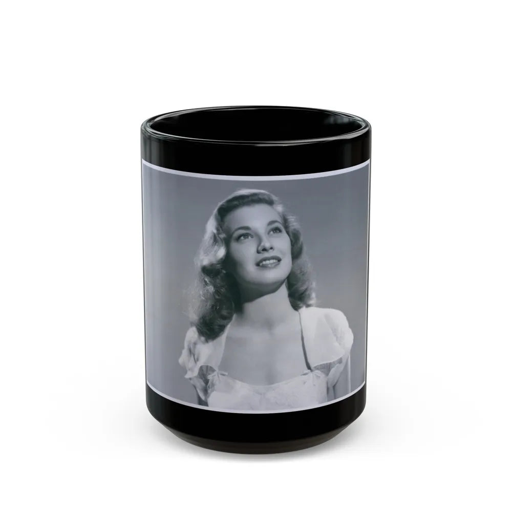 Peggy Dow #75 (Vintage Female Icon) Black Coffee Mug-15oz-Go Mug Yourself