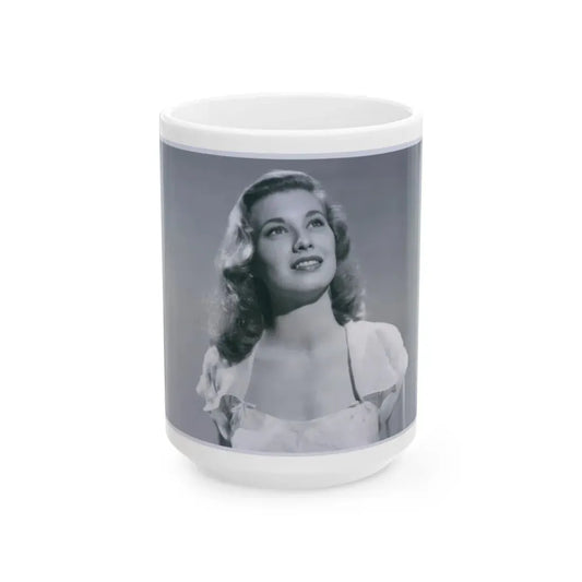 Peggy Dow #75 (Vintage Female Icon) White Coffee Mug 15oz - Go Mug Yourself