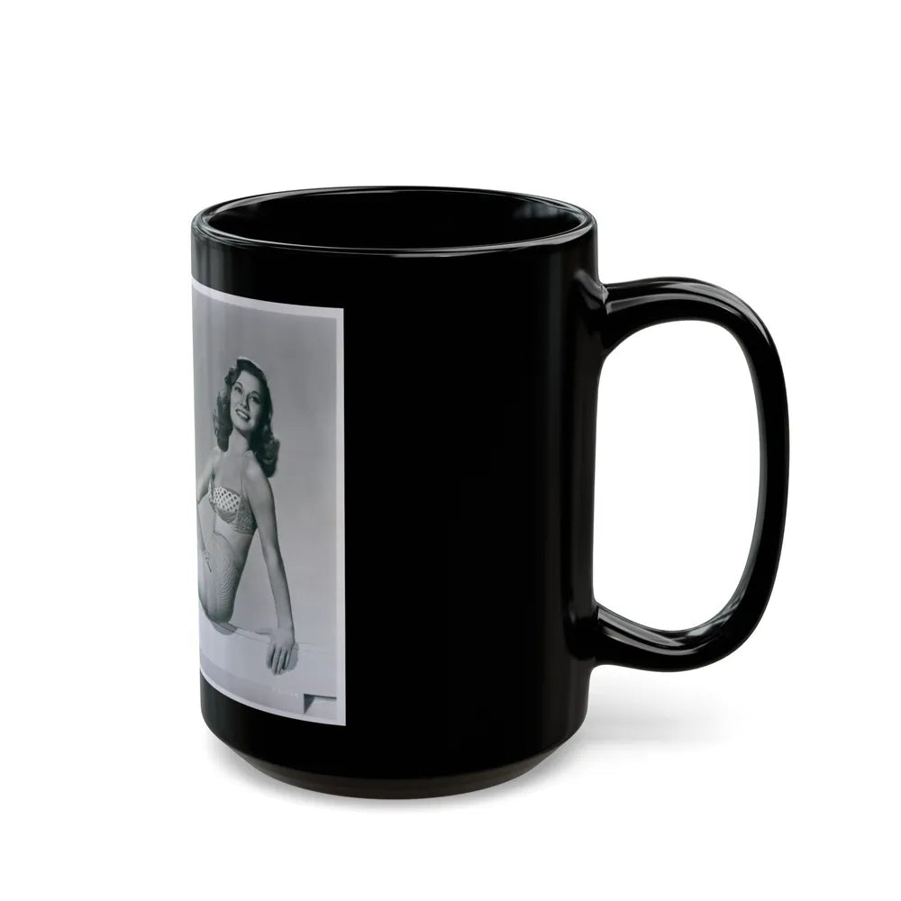 Peggy Dow #76 (Vintage Female Icon) Black Coffee Mug-Go Mug Yourself