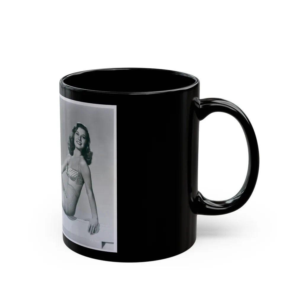 Peggy Dow #76 (Vintage Female Icon) Black Coffee Mug-Go Mug Yourself