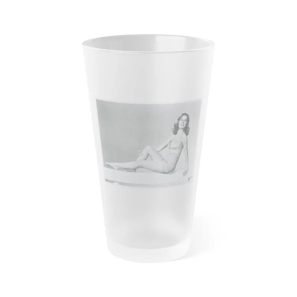 Peggy Dow #76 (Vintage Female Icon) Frosted Pint Glass 16oz-16oz-Frosted-Go Mug Yourself