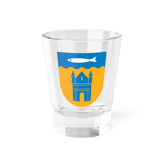 Peipsiääre valla vapp (Estonia) (Coat of Arms) Shot Glass 1.5oz 1.5oz - Go Mug Yourself