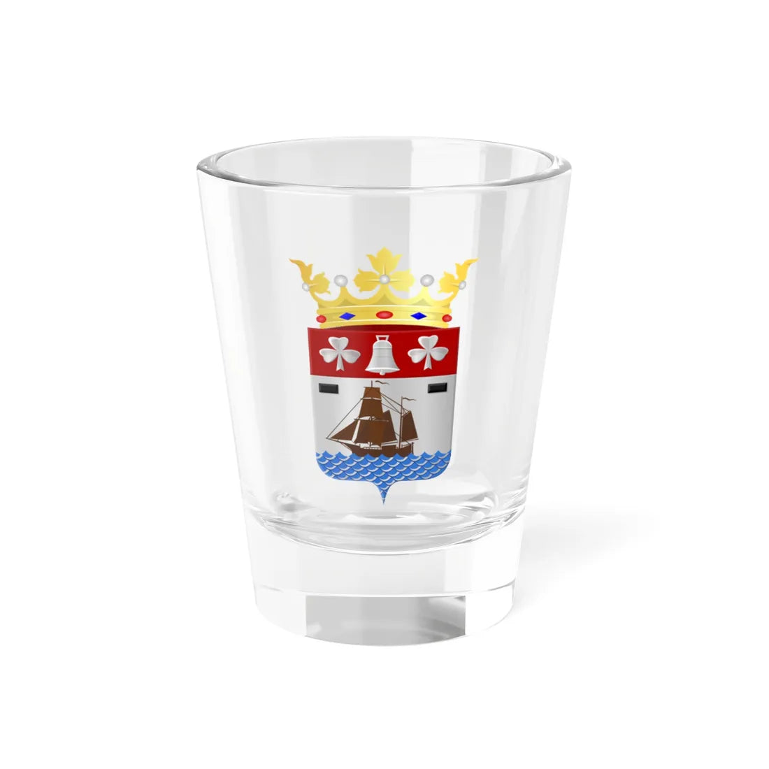 Pekela wapen 2 (Netherlands) (Coat of Arms) Shot Glass 1.5oz 1.5oz - Go Mug Yourself
