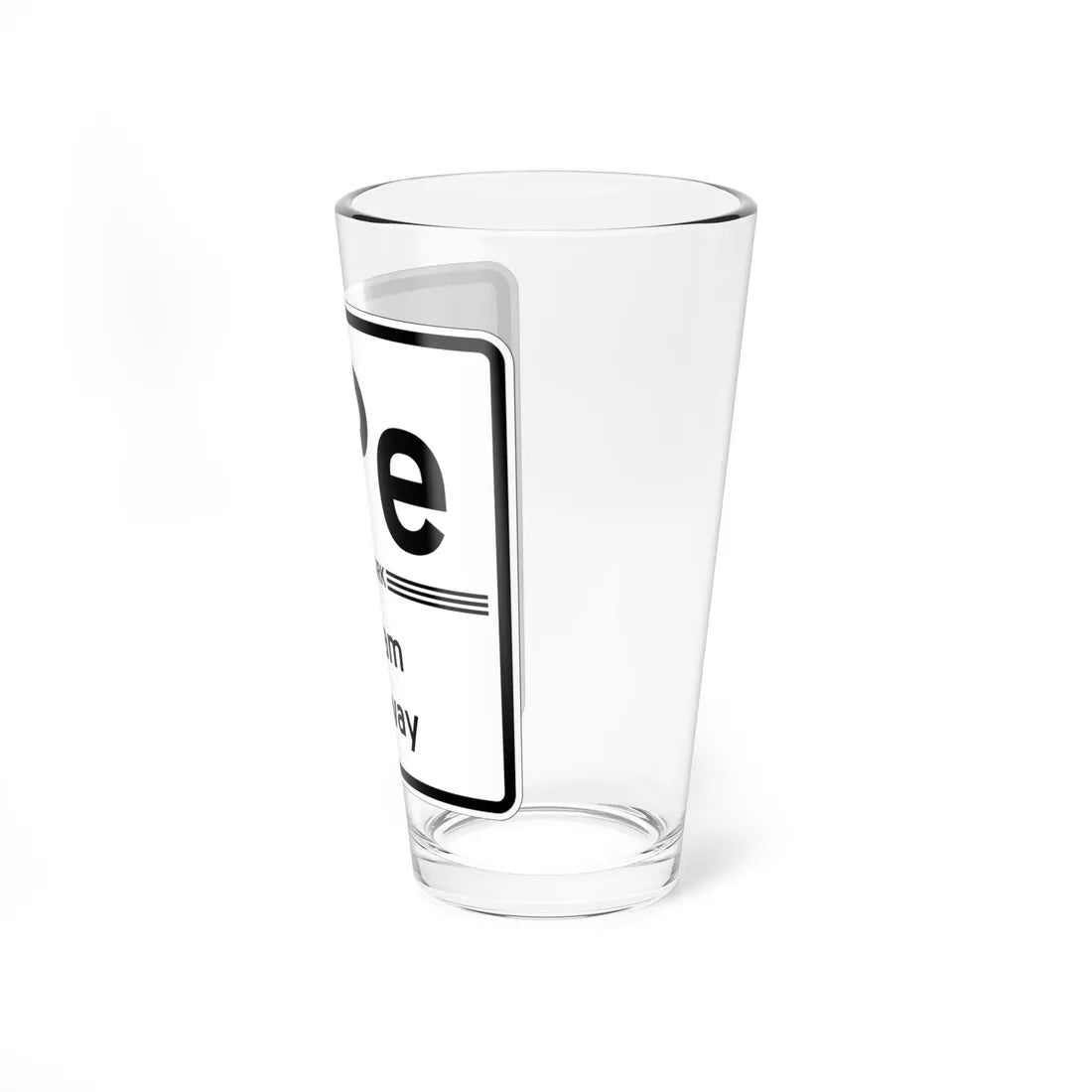 Pelham Pkwy Shield free (New York) (Road Sign) Pint Glass 16oz - Go Mug Yourself