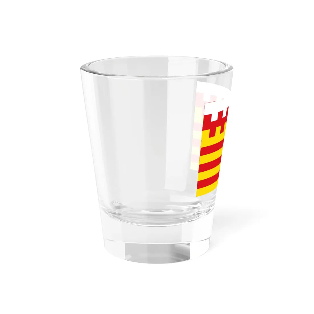 Pelt vlag (Belgium) Shot Glass 1.5oz - Go Mug Yourself