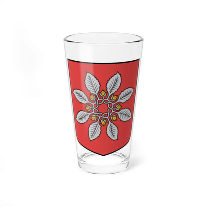 Pelču pagasta ģerbonis (Latvia) (Coat of Arms) Pint Glass 16oz 16oz - Go Mug Yourself