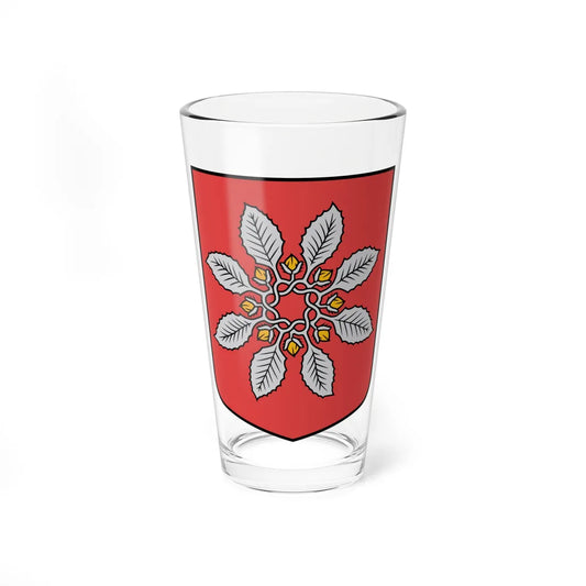Pelču pagasta ģerbonis (Latvia) (Coat of Arms) Pint Glass 16oz 16oz - Go Mug Yourself