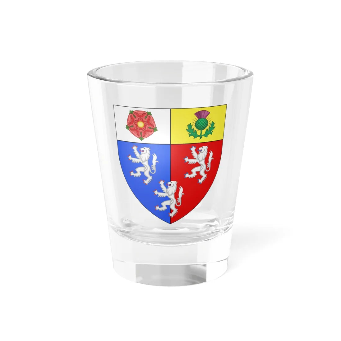 Pembroke College Oxford Coat Of Arms (England) (Coat of Arms) Shot Glass 1.5oz 1.5oz - Go Mug Yourself