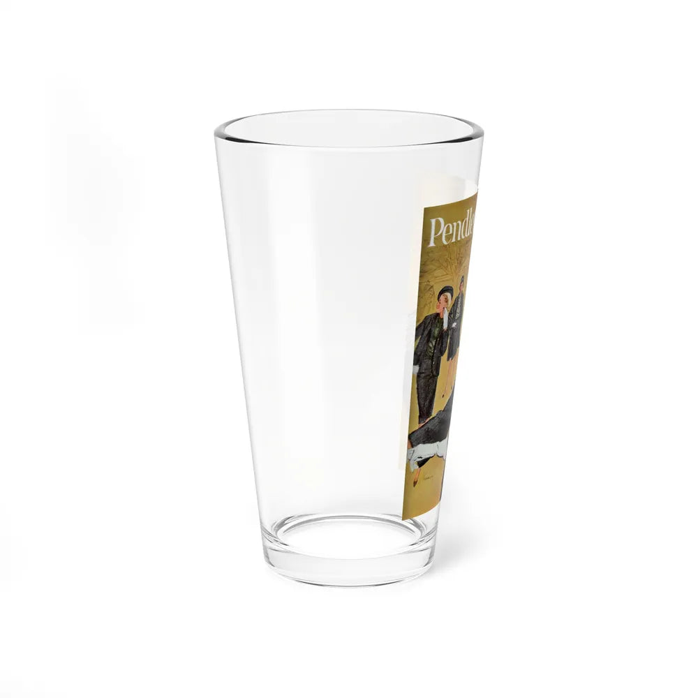 Pendleton ad, 1963 (Magazine Illustration) Pint Glass 16oz-Go Mug Yourself