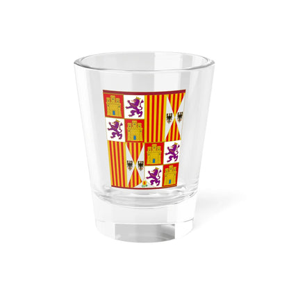 Pendon heraldico de los Reyes Catolicos de 1492-1504 (Spain) Shot Glass 1.5oz 1.5oz - Go Mug Yourself