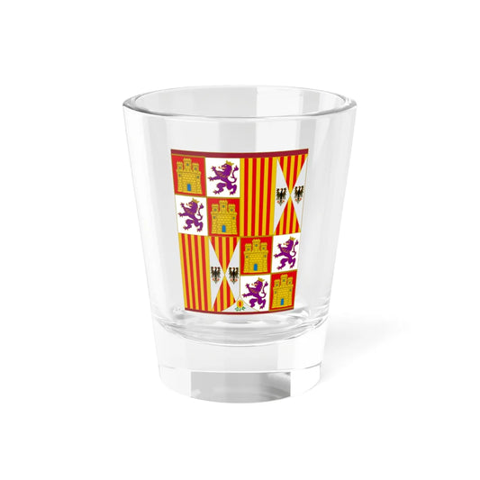 Pendon heraldico de los Reyes Catolicos de 1492-1504 (Spain) Shot Glass 1.5oz 1.5oz - Go Mug Yourself