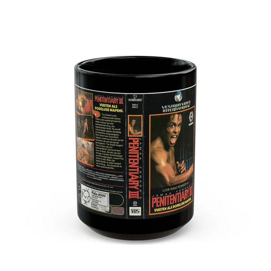 PENITENTIARY 3 (VHS COVER) - Black Coffee Mug-15oz-Go Mug Yourself