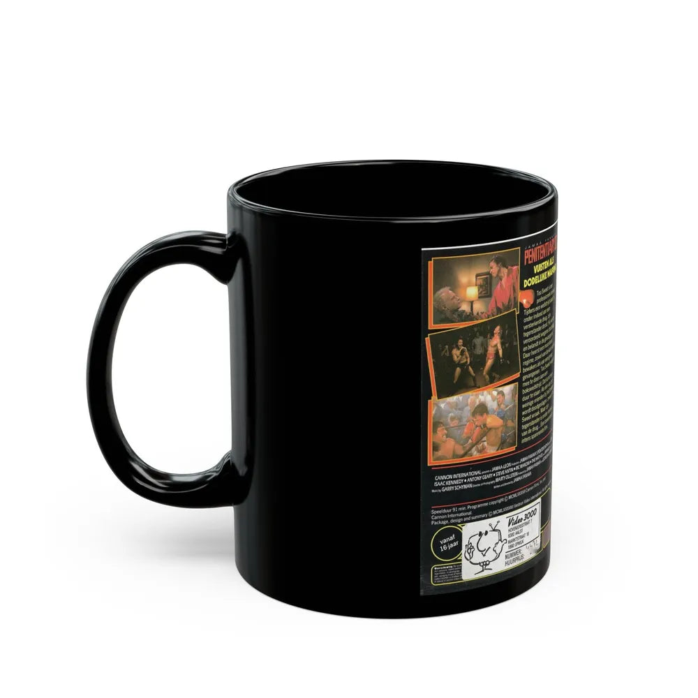 PENITENTIARY 3 (VHS COVER) - Black Coffee Mug-Go Mug Yourself