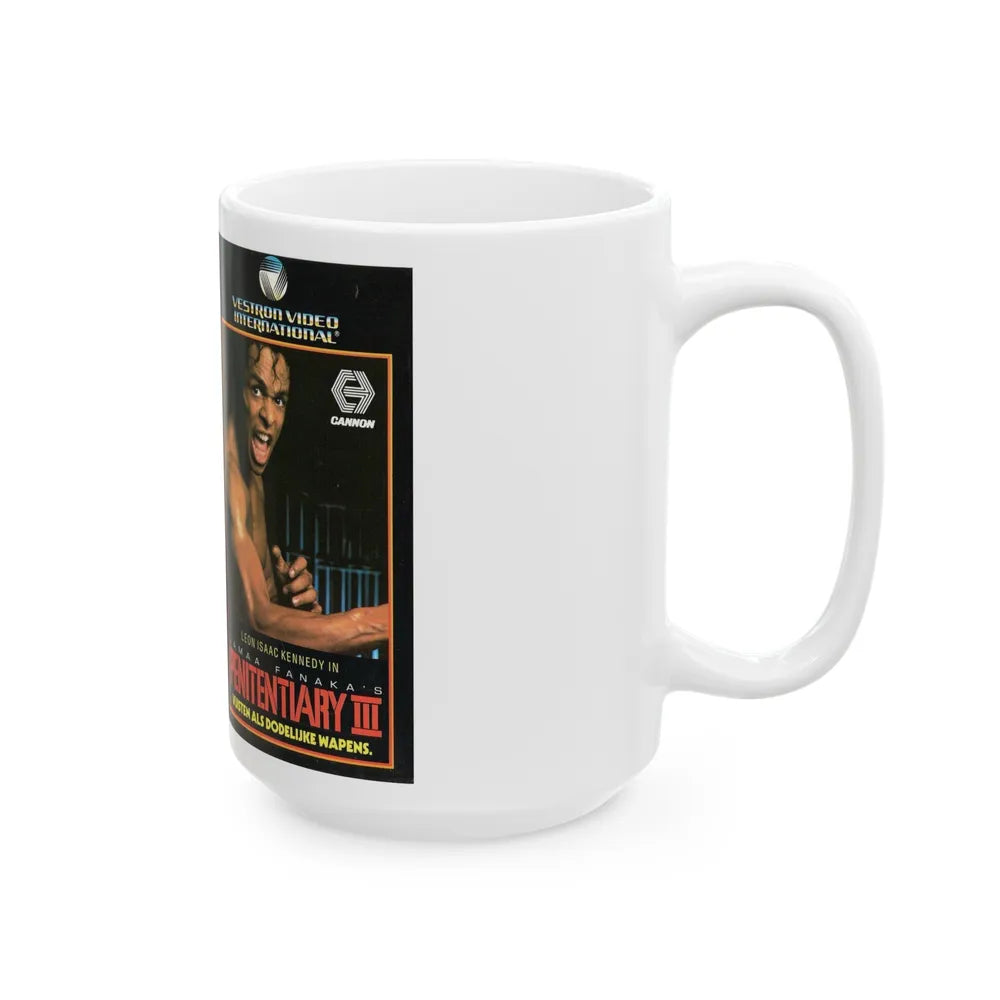 PENITENTIARY 3 (VHS COVER) - White Coffee Mug-Go Mug Yourself