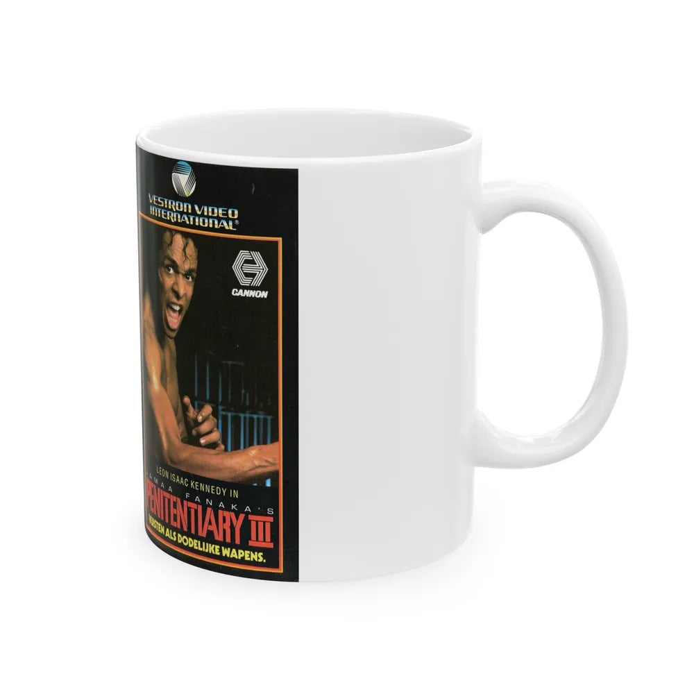 PENITENTIARY 3 (VHS COVER) - White Coffee Mug-Go Mug Yourself