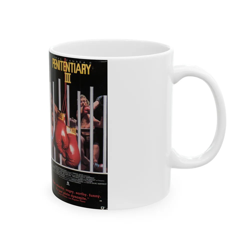 PENITENTIARY III (VHS COVER) - White Coffee Mug-Go Mug Yourself