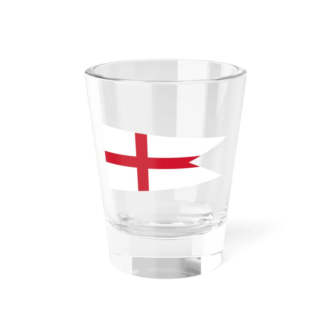 Pennant of a Commodore First Class Royal Navy (United Kingdom) Shot Glass 1.5oz 1.5oz - Go Mug Yourself