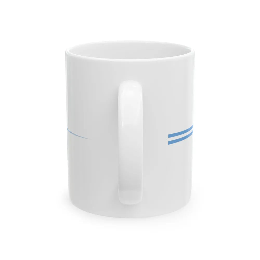 Pennant of Argentina (Argentina) White Coffee Mug - Go Mug Yourself
