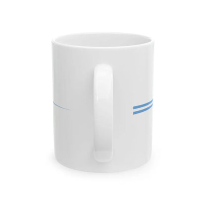 Pennant of Argentina (Argentina) White Coffee Mug - Go Mug Yourself
