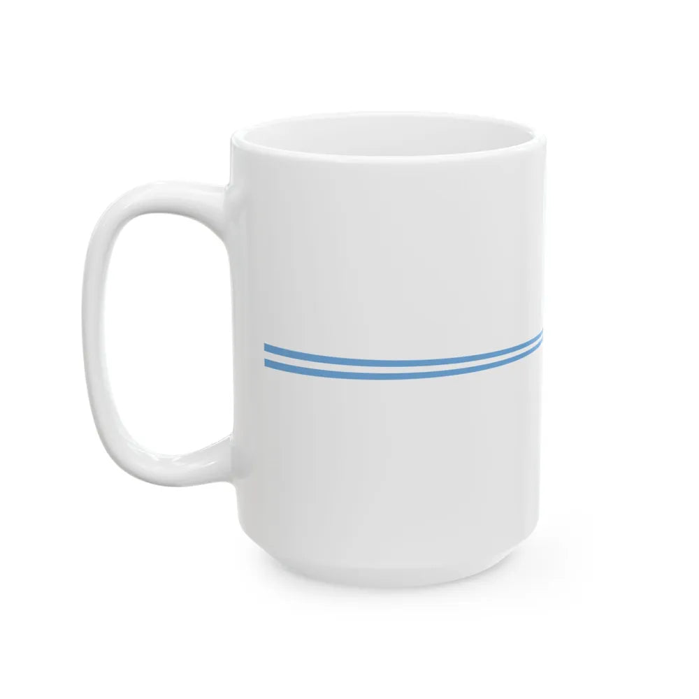 Pennant of Argentina (Argentina) White Coffee Mug - Go Mug Yourself