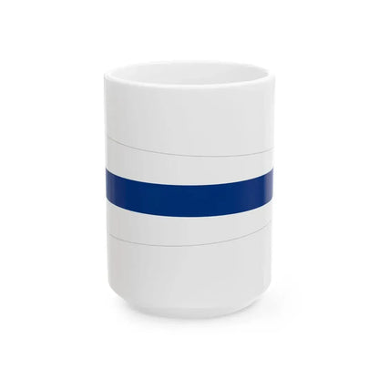 Pennant of Commander of Flotilla Finland (Finland) White Coffee Mug 15oz - Go Mug Yourself