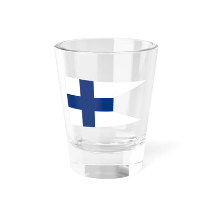 Pennant of Commander of Naval Squadron Finland (Finland) Shot Glass 1.5oz 1.5oz - Go Mug Yourself