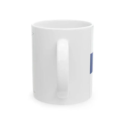 Pennant of Commander of Naval Squadron Finland (Finland) White Coffee Mug - Go Mug Yourself