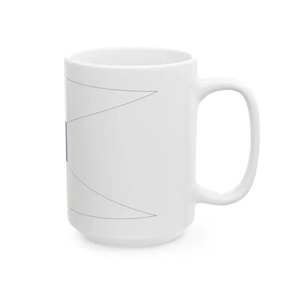 Pennant of Commander of Naval Squadron Finland (Finland) White Coffee Mug - Go Mug Yourself
