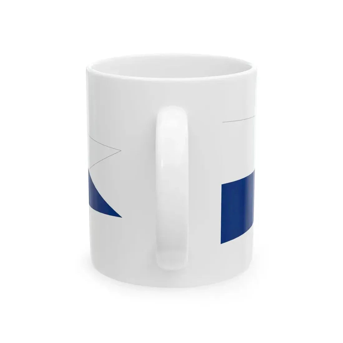 Pennant of Commander of Semi-Flotilla Finland (Finland) White Coffee Mug - Go Mug Yourself