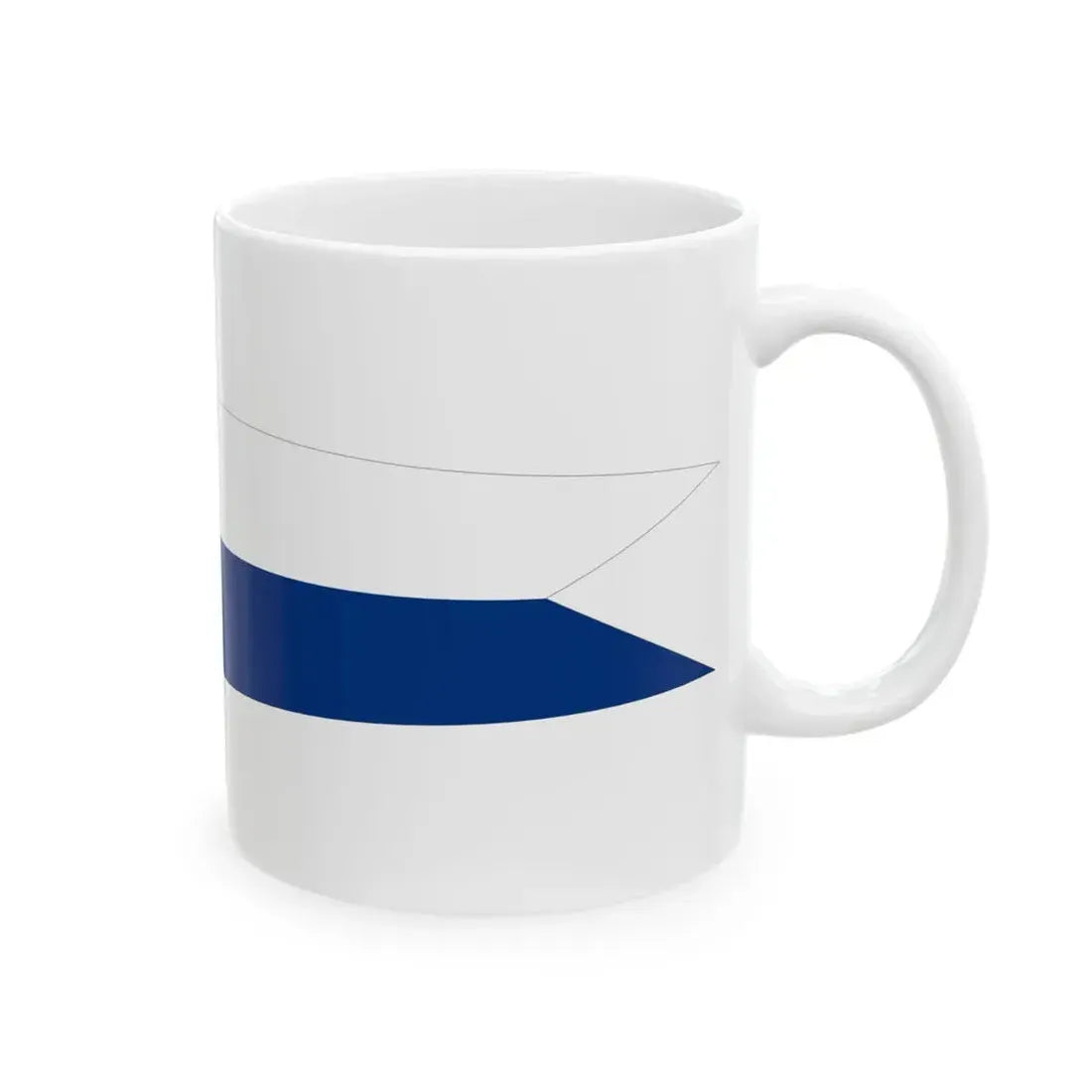 Pennant of Commander of Semi-Flotilla Finland (Finland) White Coffee Mug - Go Mug Yourself