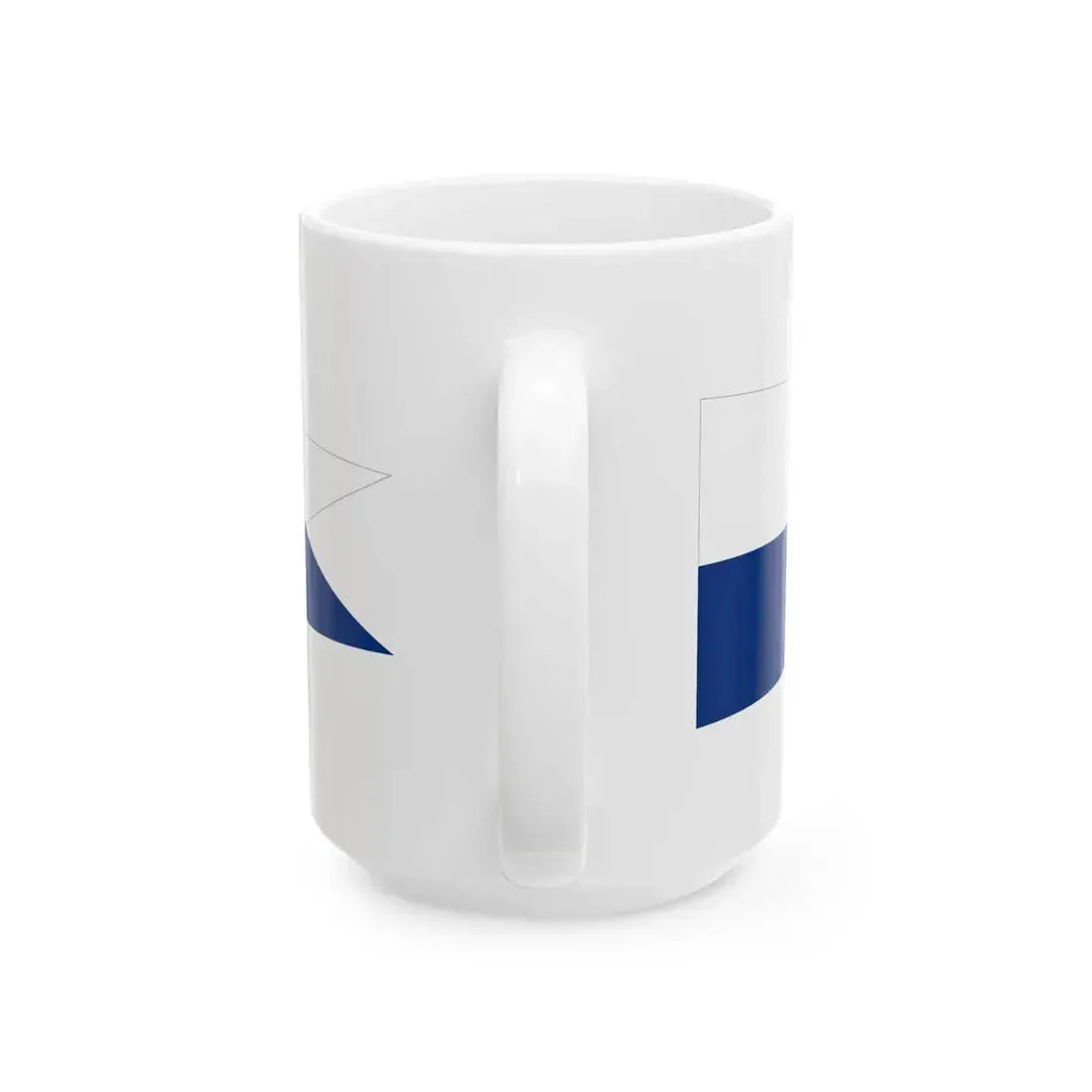 Pennant of Commander of Semi-Flotilla Finland (Finland) White Coffee Mug - Go Mug Yourself