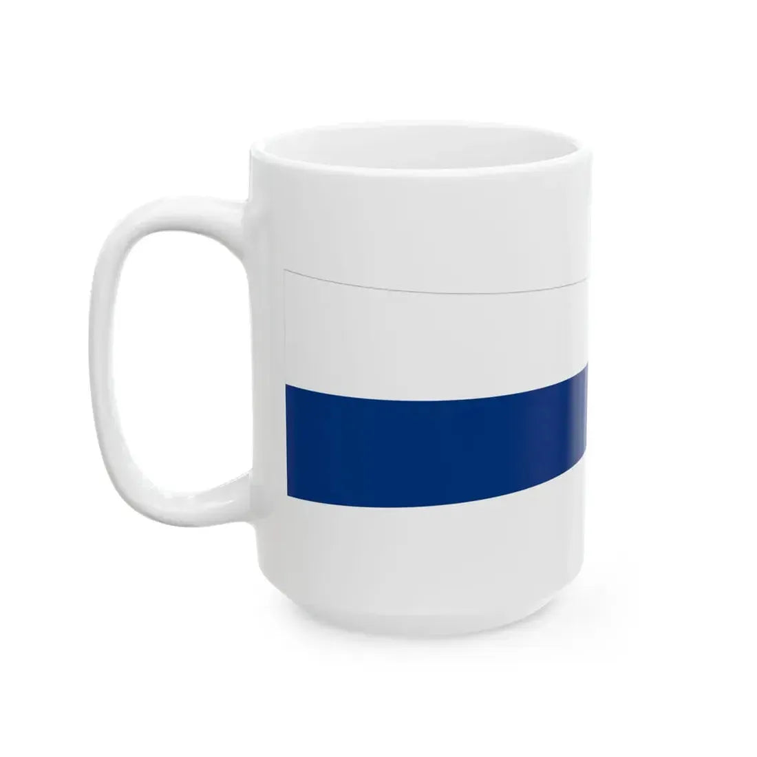 Pennant of Commander of Semi-Flotilla Finland (Finland) White Coffee Mug - Go Mug Yourself