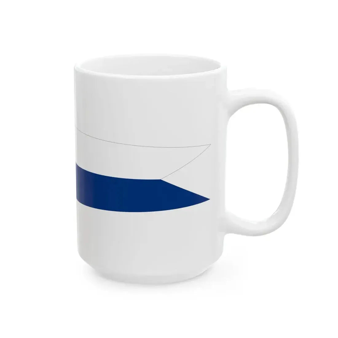 Pennant of Commander of Semi-Flotilla Finland (Finland) White Coffee Mug - Go Mug Yourself