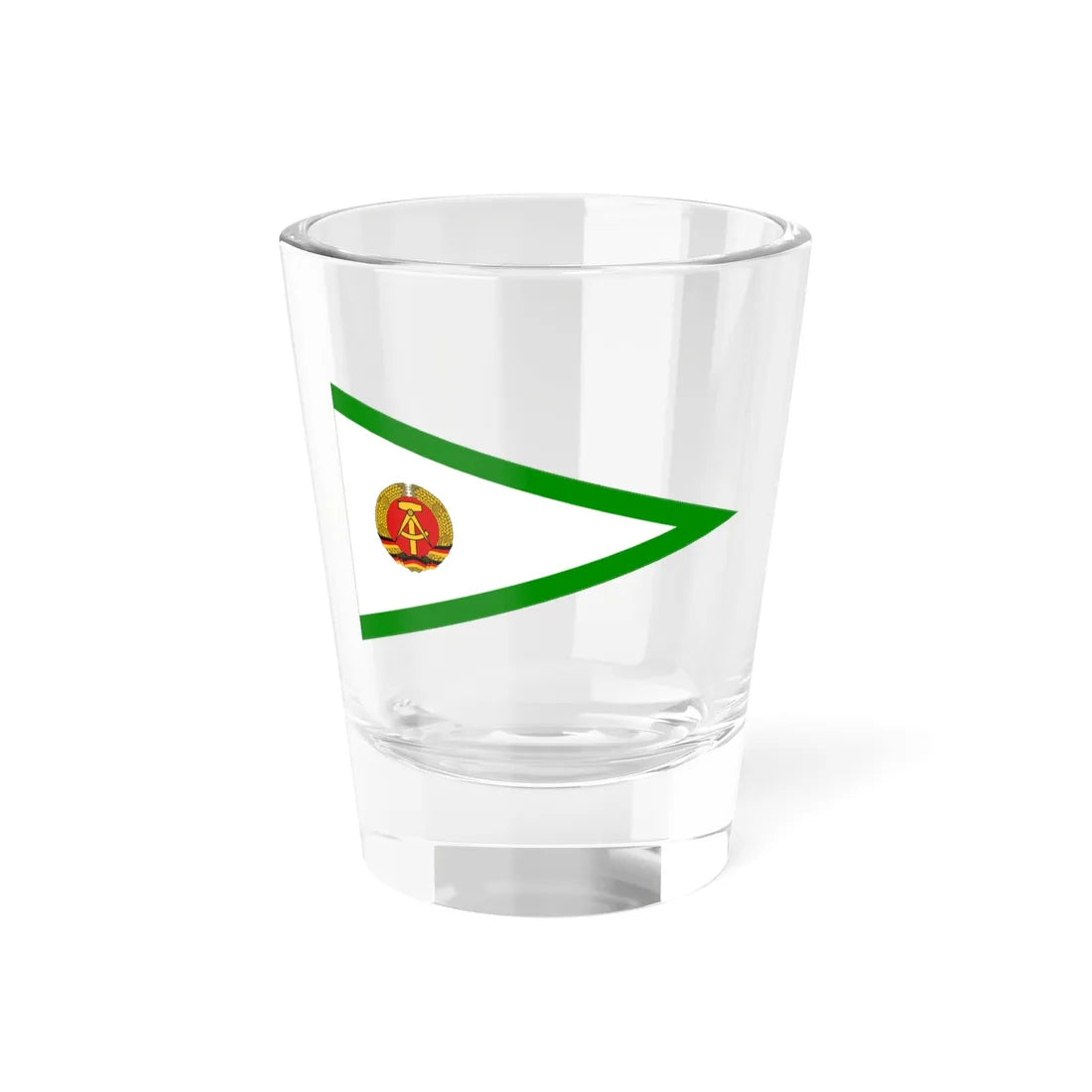 Pennant of customs administration East Germany (Germany) Shot Glass 1.5oz 1.5oz - Go Mug Yourself