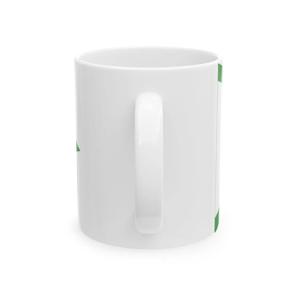 Pennant of customs administration East Germany (Germany) White Coffee Mug - Go Mug Yourself