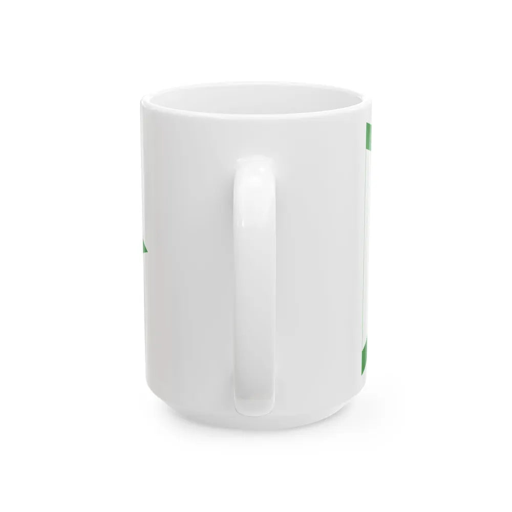 Pennant of customs administration East Germany (Germany) White Coffee Mug - Go Mug Yourself