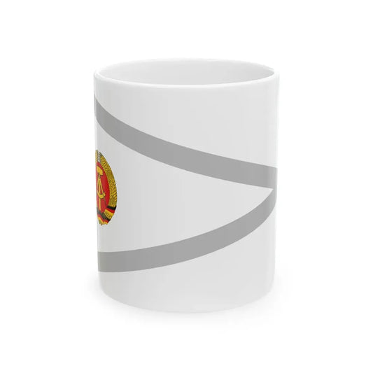 Pennant of fishery control East Germany (Germany) White Coffee Mug 11oz - Go Mug Yourself