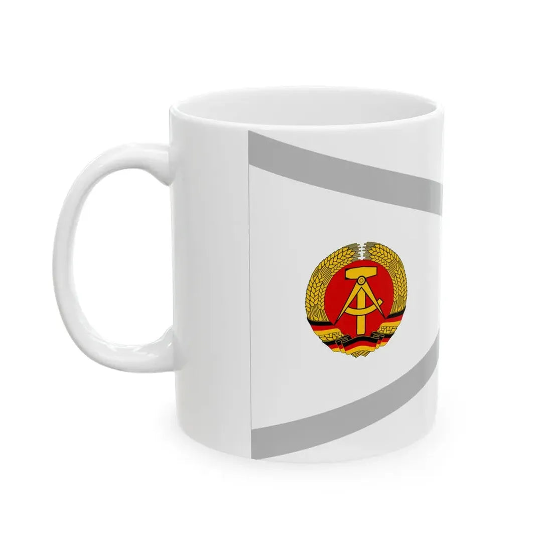 Pennant of fishery control East Germany (Germany) White Coffee Mug - Go Mug Yourself