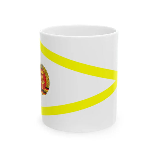 Pennant of health care East Germany (Germany) White Coffee Mug 11oz - Go Mug Yourself
