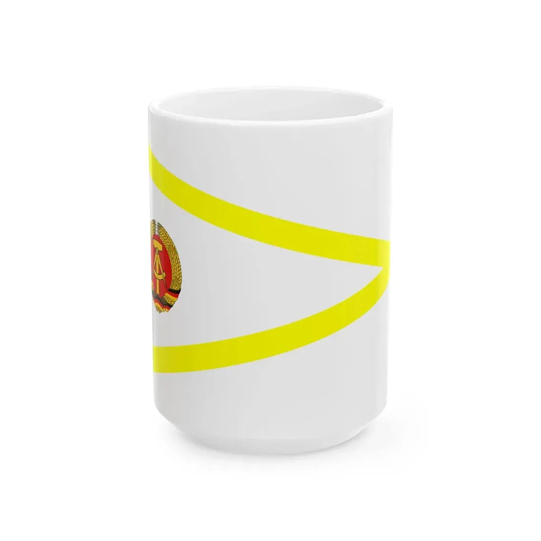 Pennant of health care East Germany (Germany) White Coffee Mug 15oz - Go Mug Yourself