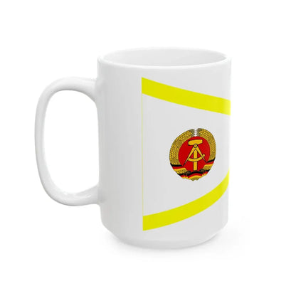 Pennant of health care East Germany (Germany) White Coffee Mug - Go Mug Yourself