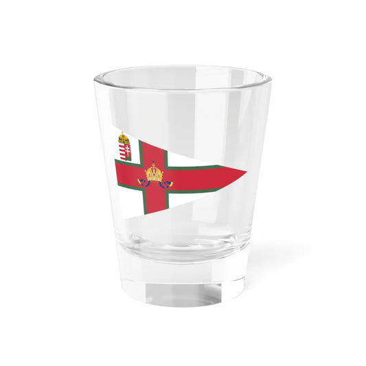 Pennant of Honorary Members of the Imperial and Royal Yacht Squadron Transleithania (Hungary) Shot Glass 1.5oz 1.5oz - Go Mug Yourself