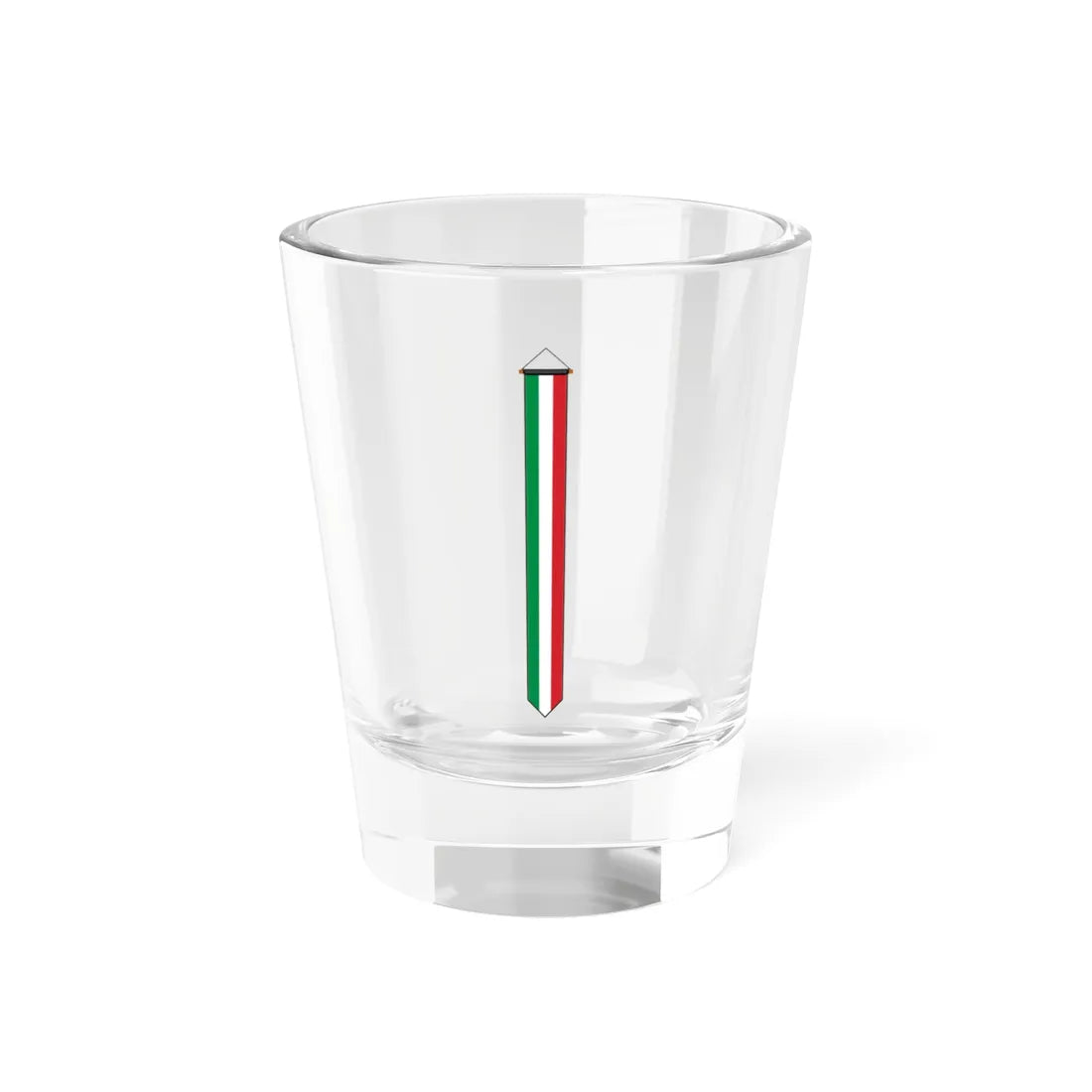 Pennant of Italy (Italy) Shot Glass 1.5oz 1.5oz - Go Mug Yourself