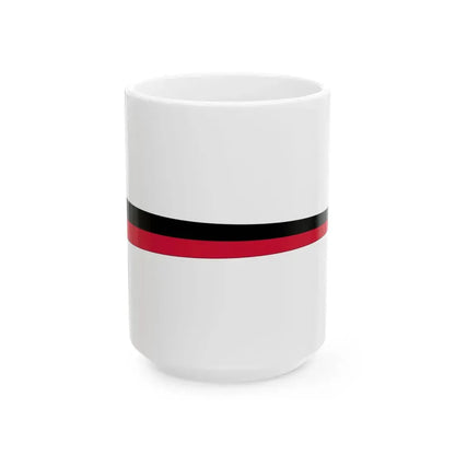Pennant of Karjala (Finland) White Coffee Mug 15oz - Go Mug Yourself