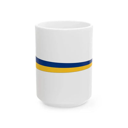 Pennant of Satakunta (Finland) White Coffee Mug 15oz - Go Mug Yourself