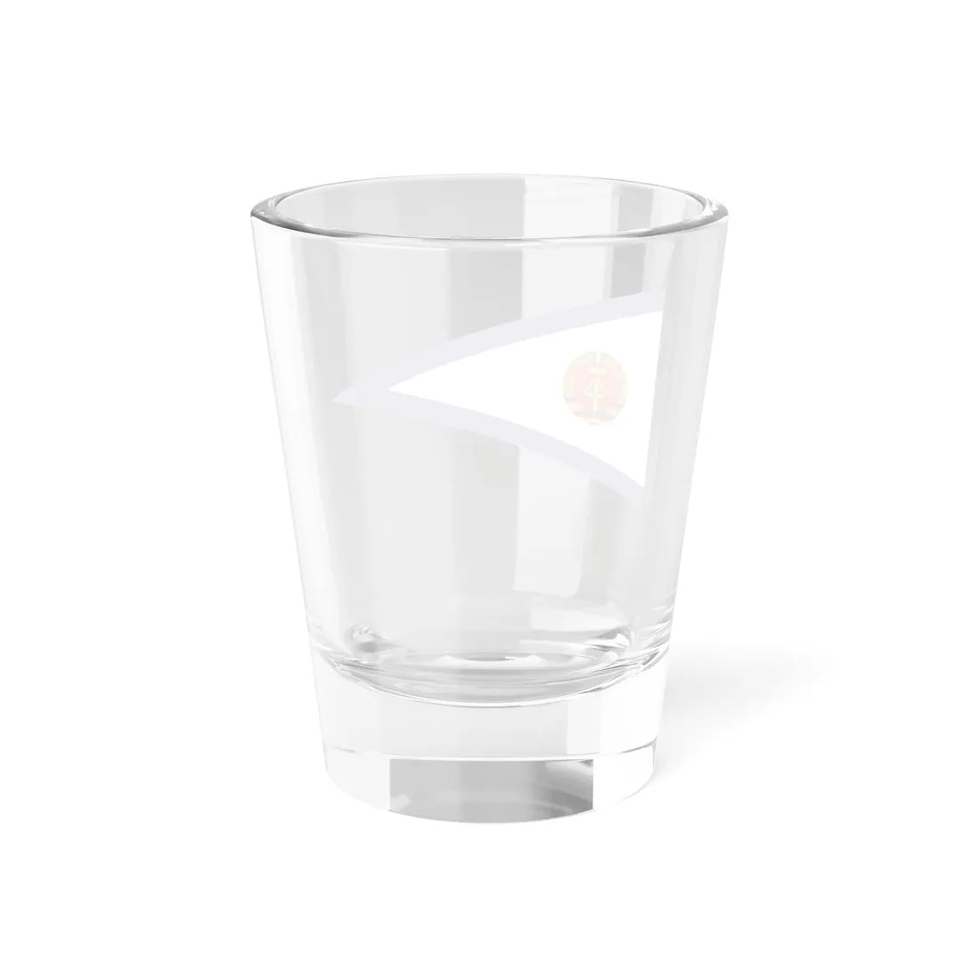 Pennant of shipping control East Germany (Germany) Shot Glass 1.5oz - Go Mug Yourself