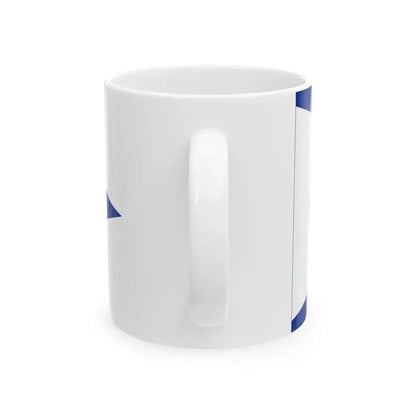 Pennant of shipping control East Germany (Germany) White Coffee Mug - Go Mug Yourself